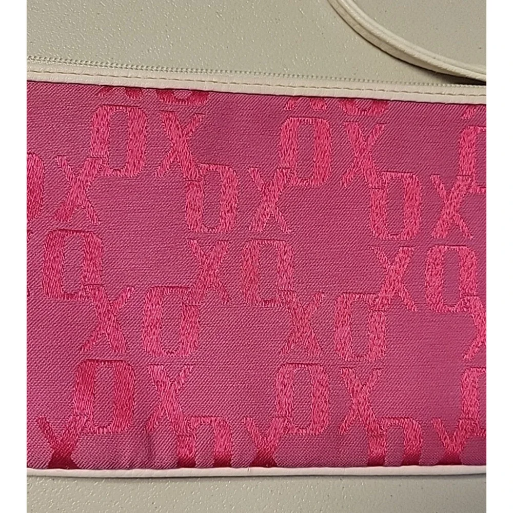 Vintage Y2K XOXO‎ Pink Wristlet Bag Logo Preppy Coquette Mall Goth Retro Kawaii